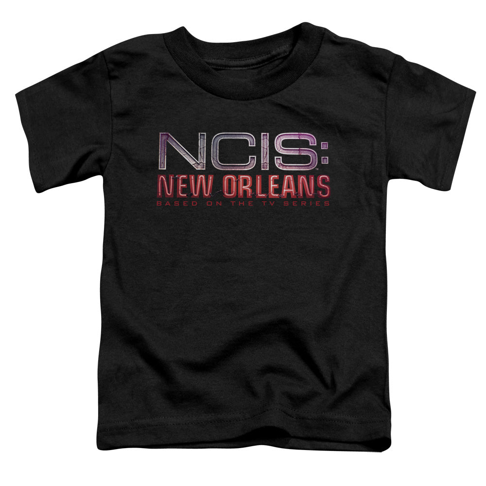 Ncis:new Orleans Neon Sign Toddler Kids Youth T Shirt Black Officially Licensed