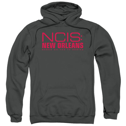 Ncis:New Orleans Logo Mens Hoodie Charcoal Officially Licensed