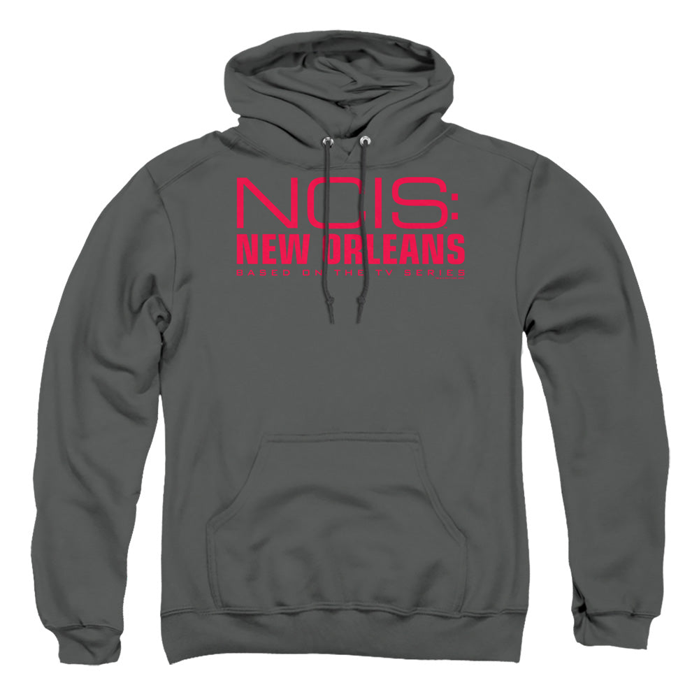 Ncis:New Orleans Logo Mens Hoodie Charcoal Officially Licensed