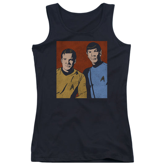 Star Trek Friends Womens Tank Top Shirt Black