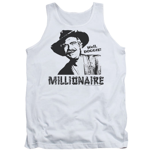 Beverly Hillbillies Millionaire Mens Tank Top Shirt White