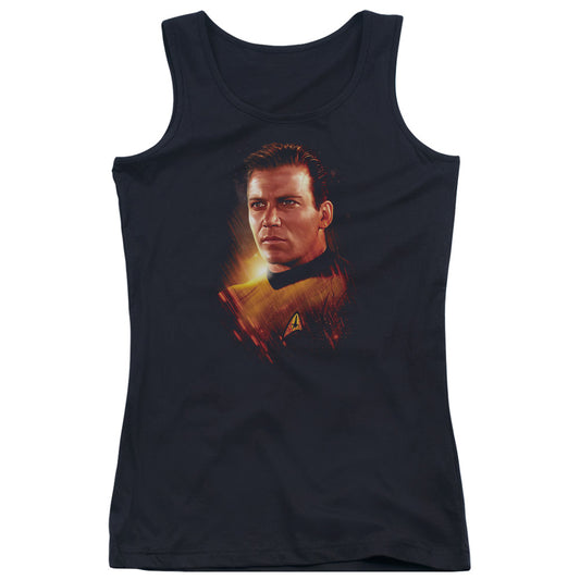 Star Trek Epic Kirk Womens Tank Top Shirt Black