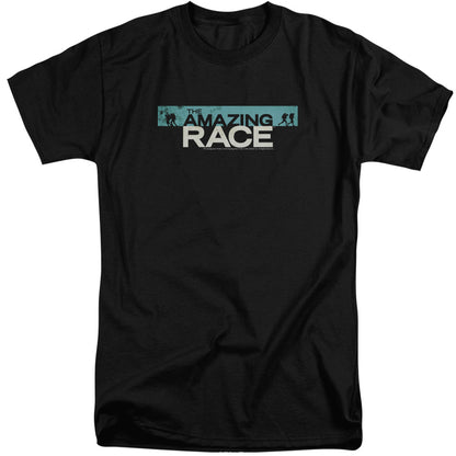 Amazing Race Bar Logo Mens Tall T Shirt Black