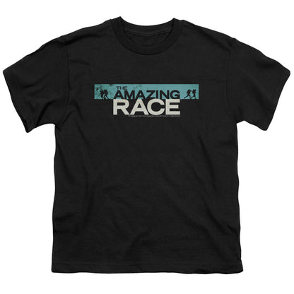 Amazing Race Bar Logo Kids Youth T Shirt Black