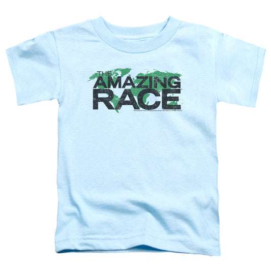 Amazing Race Race World Toddler Kids Youth T Shirt Light Blue