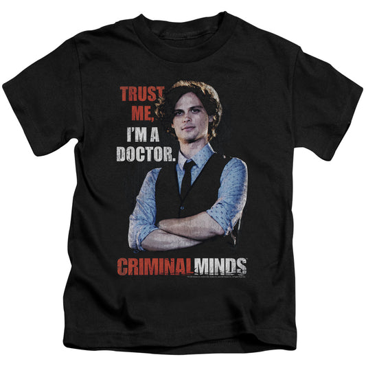 Criminal Minds Trust Me Juvenile Kids Youth T Shirt Black Officially Licensed