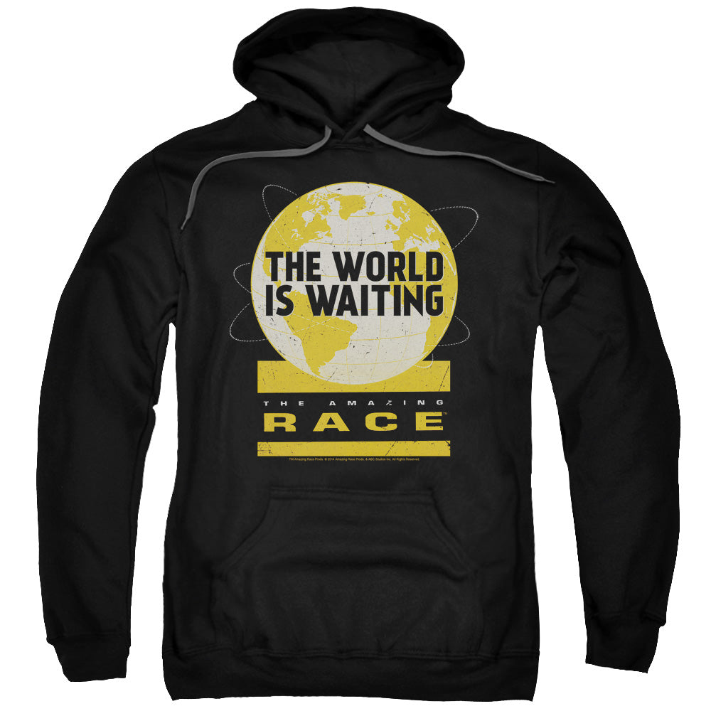 Amazing Race Waiting World Mens Hoodie Black