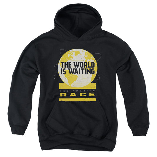 Amazing Race Waiting World Kids Youth Hoodie Black