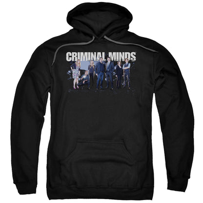 Criminal Minds Season 10 Cast Mens Hoodie Black Officially Licensed