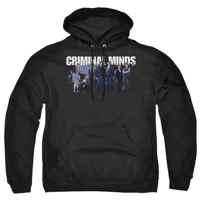 Criminal Minds Season 10 Cast Mens Hoodie Black Officially Licensed