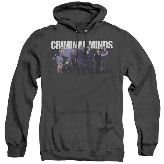 Criminal Minds Season 10 Cast Mens Heather Hoodie Black Officially Licensed