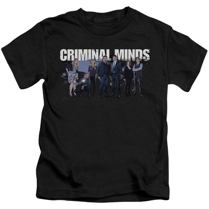 Criminal Minds Season 10 Cast Juvenile Kids Youth T Shirt Black Officially Licensed