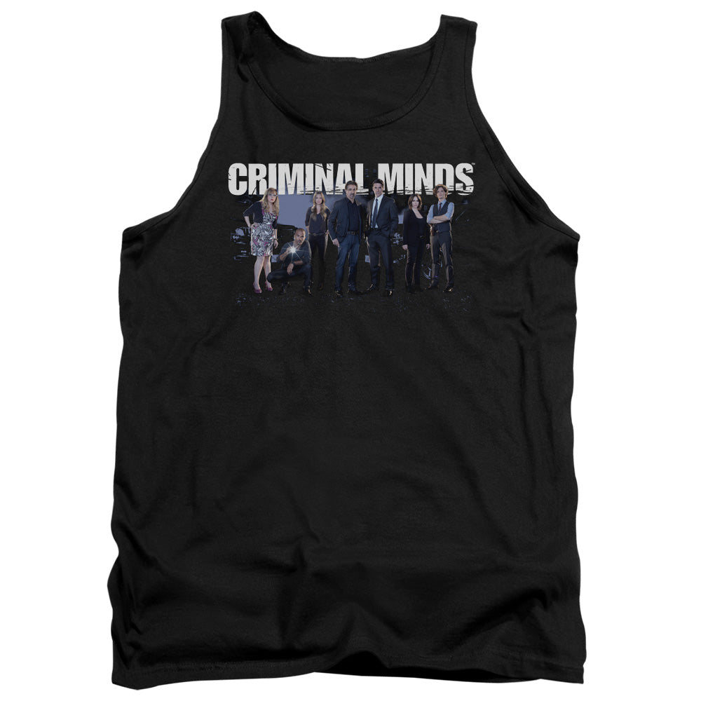 Criminal Minds Season 10 Cast Mens Tank Top Shirt Black