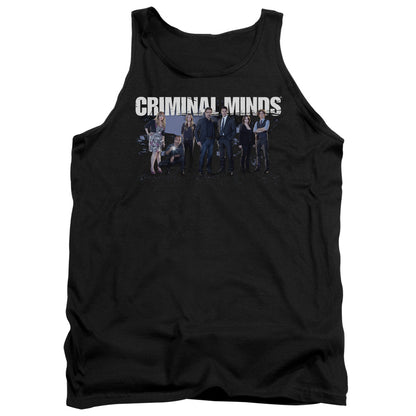 Criminal Minds Season 10 Cast Mens Tank Top Shirt Black