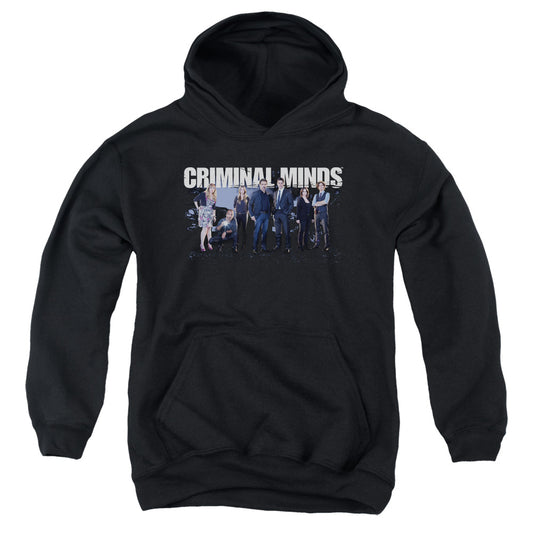 Criminal Minds Season 10 Cast Kids Youth Hoodie Black Officially Licensed