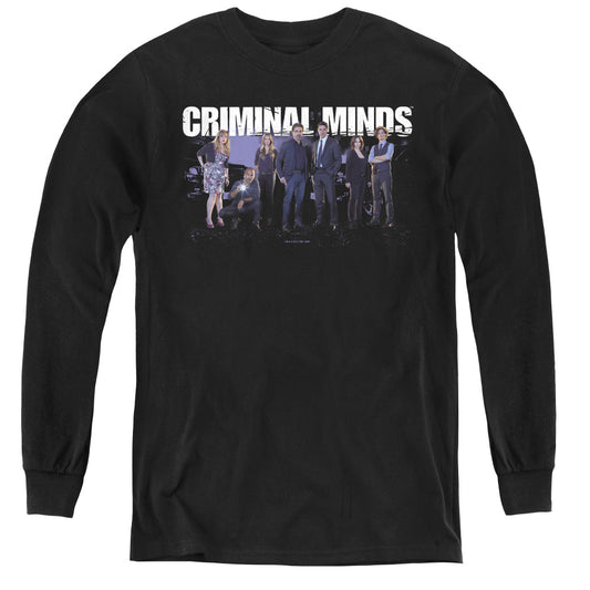 Criminal Minds Season 10 Cast Long Sleeve Kids Youth T Shirt Black Officially Licensed