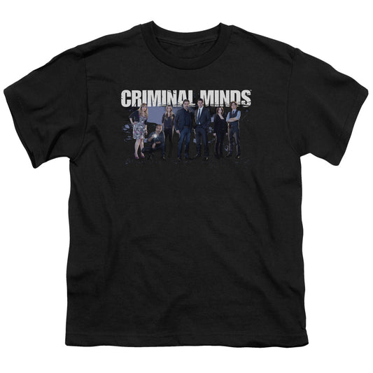 Criminal Minds Season 10 Cast Kids Youth T Shirt Black Officially Licensed