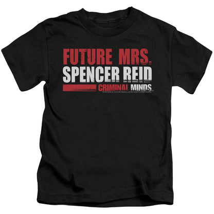 Criminal Minds Future Bride Juvenile Kids Youth T Shirt Black Officially Licensed