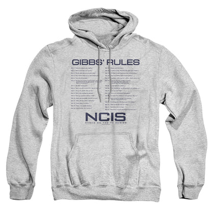 Ncis Gibbs Rules Mens Hoodie Athletic Heather Officially Licensed