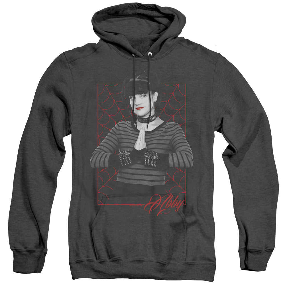 Ncis Abby Webs Mens Heather Hoodie Black Officially Licensed