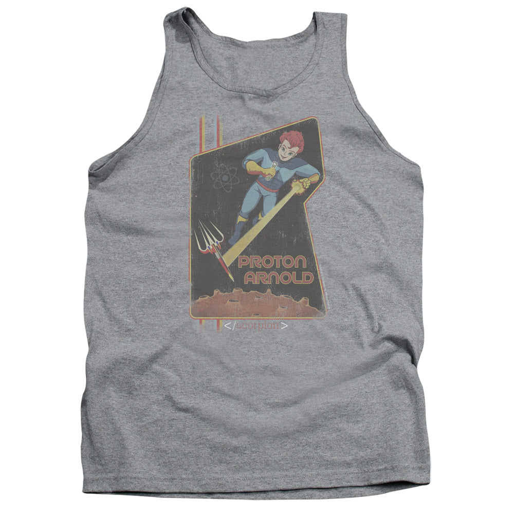 Scorpion Proton Arnold Poster Mens Tank Top Shirt Athletic Heather