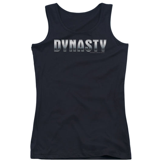 Dynasty Dynasty Shiny Womens Tank Top Shirt Black