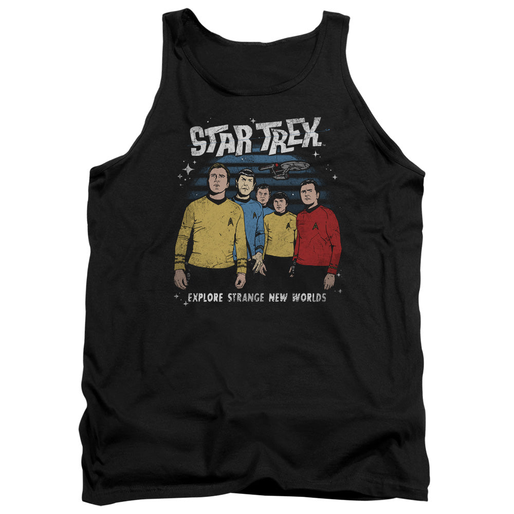 Star Trek Stange New World Mens Tank Top Shirt Black