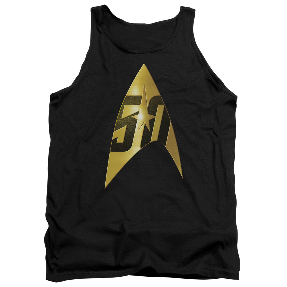 Star Trek 50Th Anniversary Delta Mens Tank Top Shirt Black