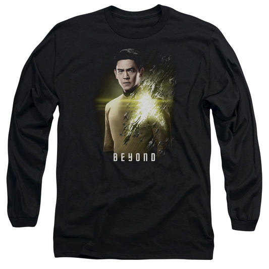 Star Trek Beyond Sulu Poster Mens Long Sleeve Shirt Black Officially Licensed Officially Licensed