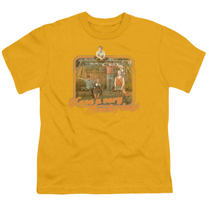 Brady Bunch Have a Very Brady Day! Kids Youth T Shirt Gold Officially Licensed