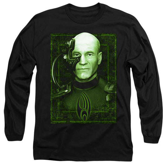 Star Trek Locutus Of Borg Mens Long Sleeve Shirt Black Officially Licensed Officially Licensed