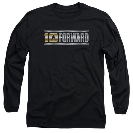 Star Trek Ten Forward Mens Long Sleeve Shirt Black Officially Licensed Officially Licensed