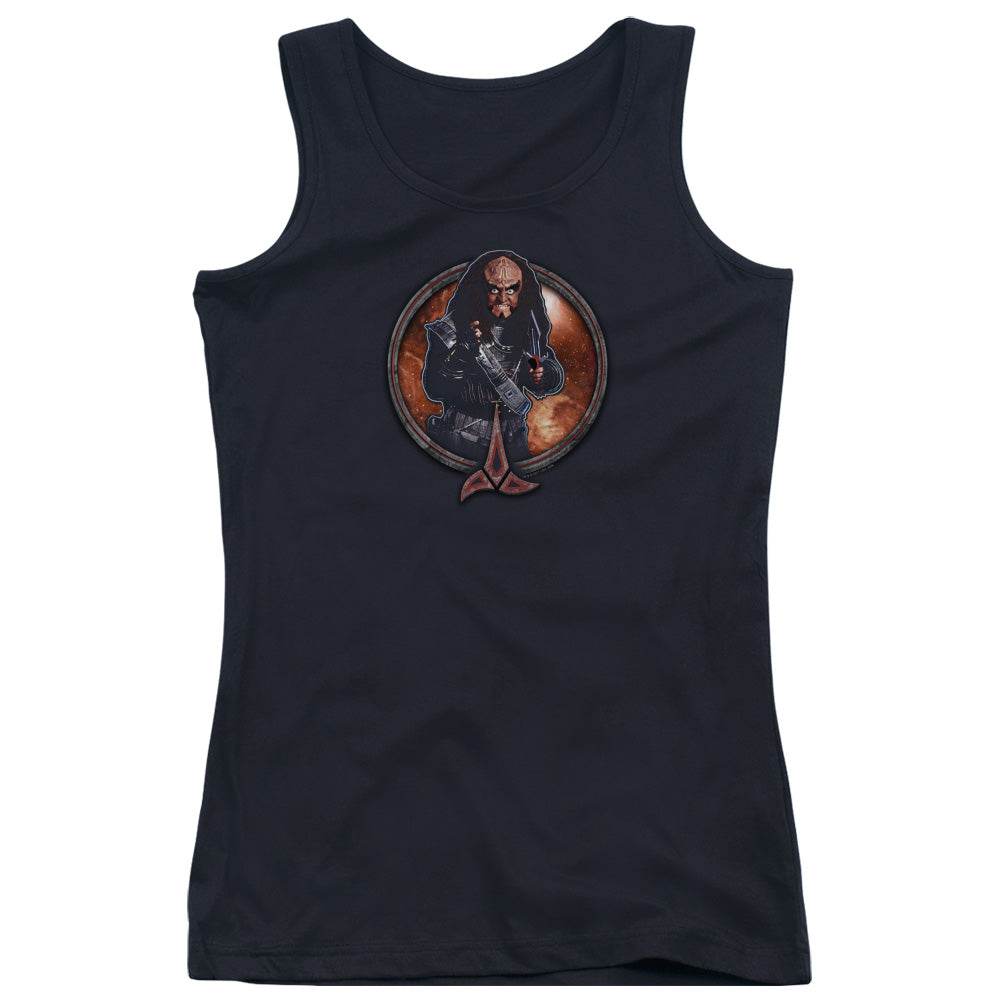 Star Trek Gowron Womens Tank Top Shirt Black