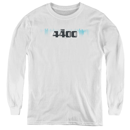 4400 the 4400 Logo Long Sleeve Kids Youth T Shirt White