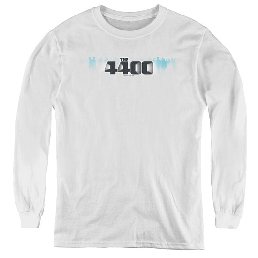 4400 the 4400 Logo Long Sleeve Kids Youth T Shirt White