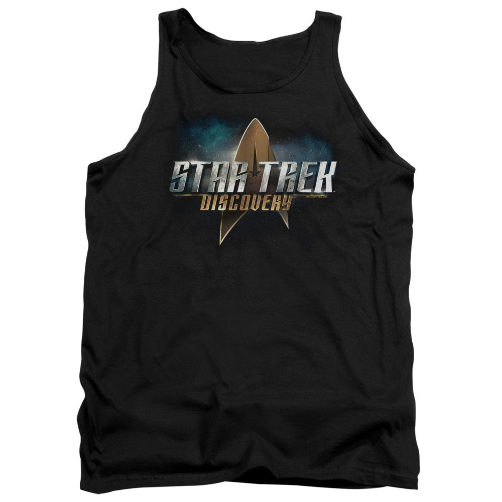 Star Trek Discovery Discovery Logo Mens Tank Top Shirt Black