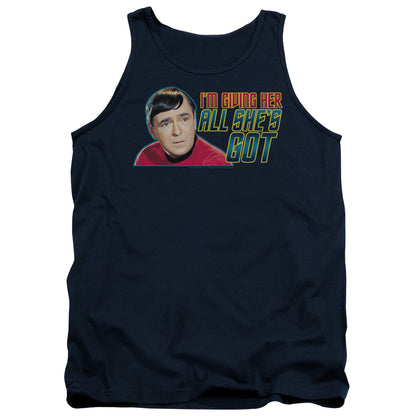 Star Trek All Shes Got Mens Tank Top Shirt Navy