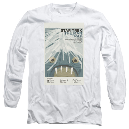 Star Trek Tos Episode 1 Mens Long Sleeve Shirt White Officially Licensed Officially Licensed