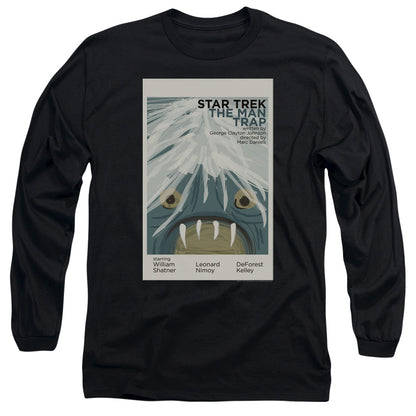 Star Trek Tos Episode 1 Mens Long Sleeve Shirt Black Officially Licensed Officially Licensed