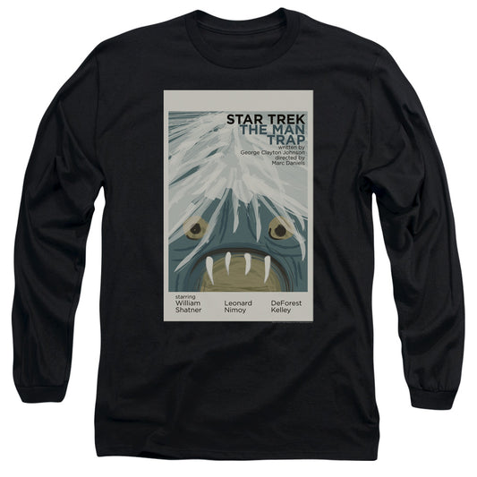 Star Trek Tos Episode 1 Mens Long Sleeve Shirt Black Officially Licensed Officially Licensed