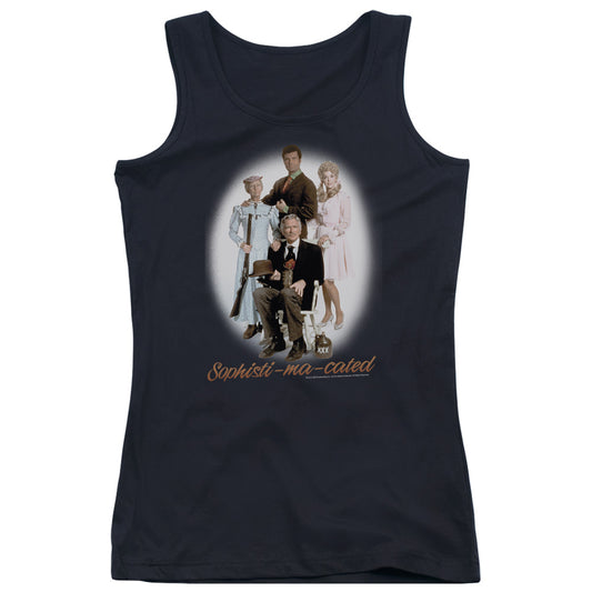 Beverly Hillbillies Sophistimacated Womens Tank Top Shirt Black