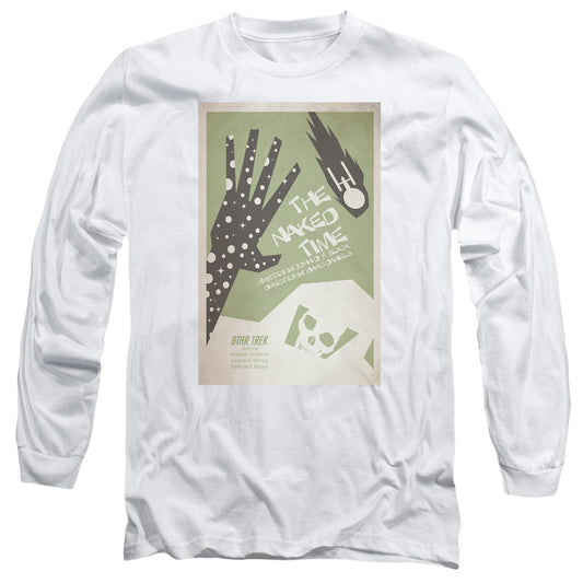 Star Trek Tos Episode 4 Mens Long Sleeve Shirt White Officially Licensed