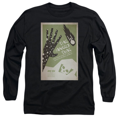 Star Trek Tos Episode 4 Mens Long Sleeve Shirt Black Officially Licensed