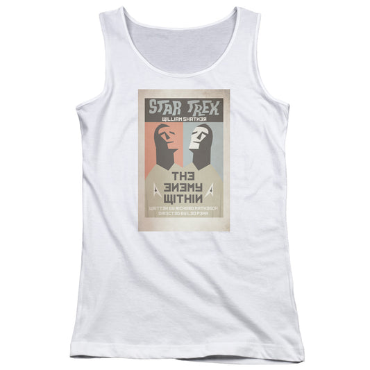 Star Trek Tos Episode 5 Womens Tank Top Shirt White