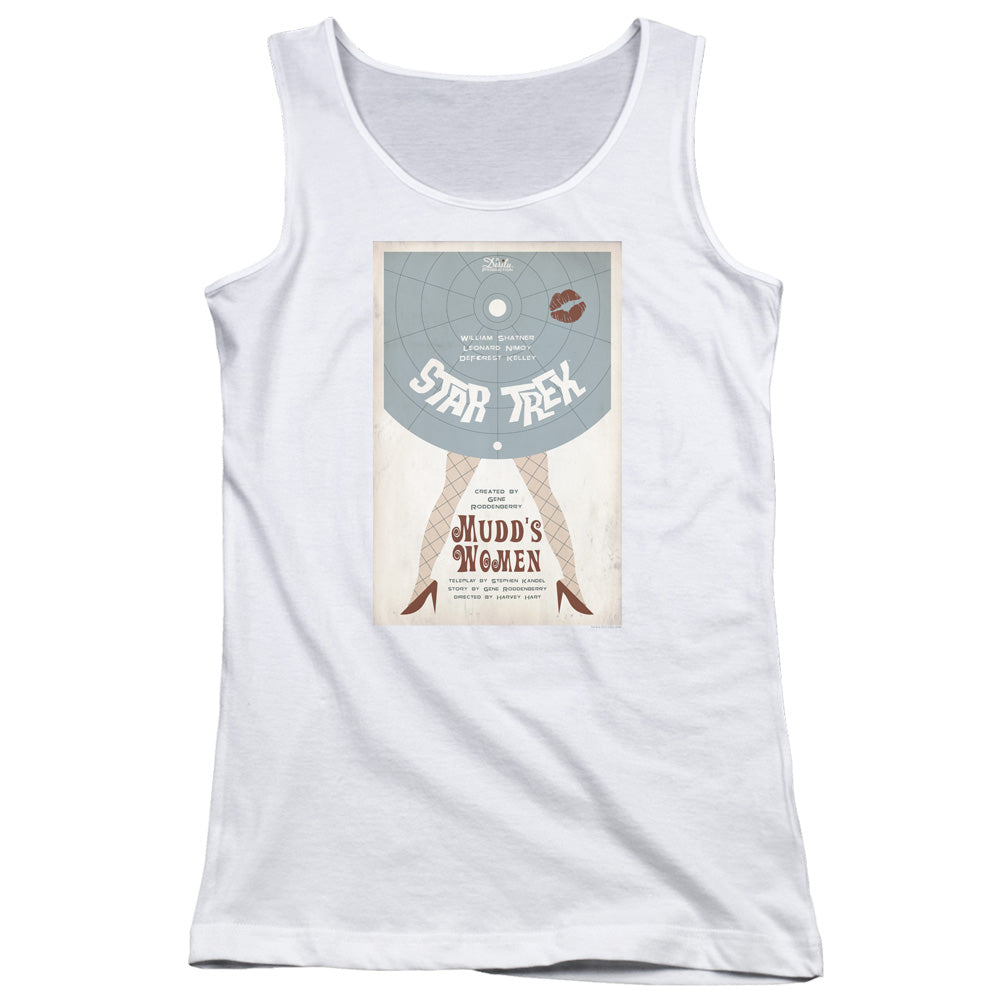 Star Trek Tos Episode 6 Womens Tank Top Shirt White