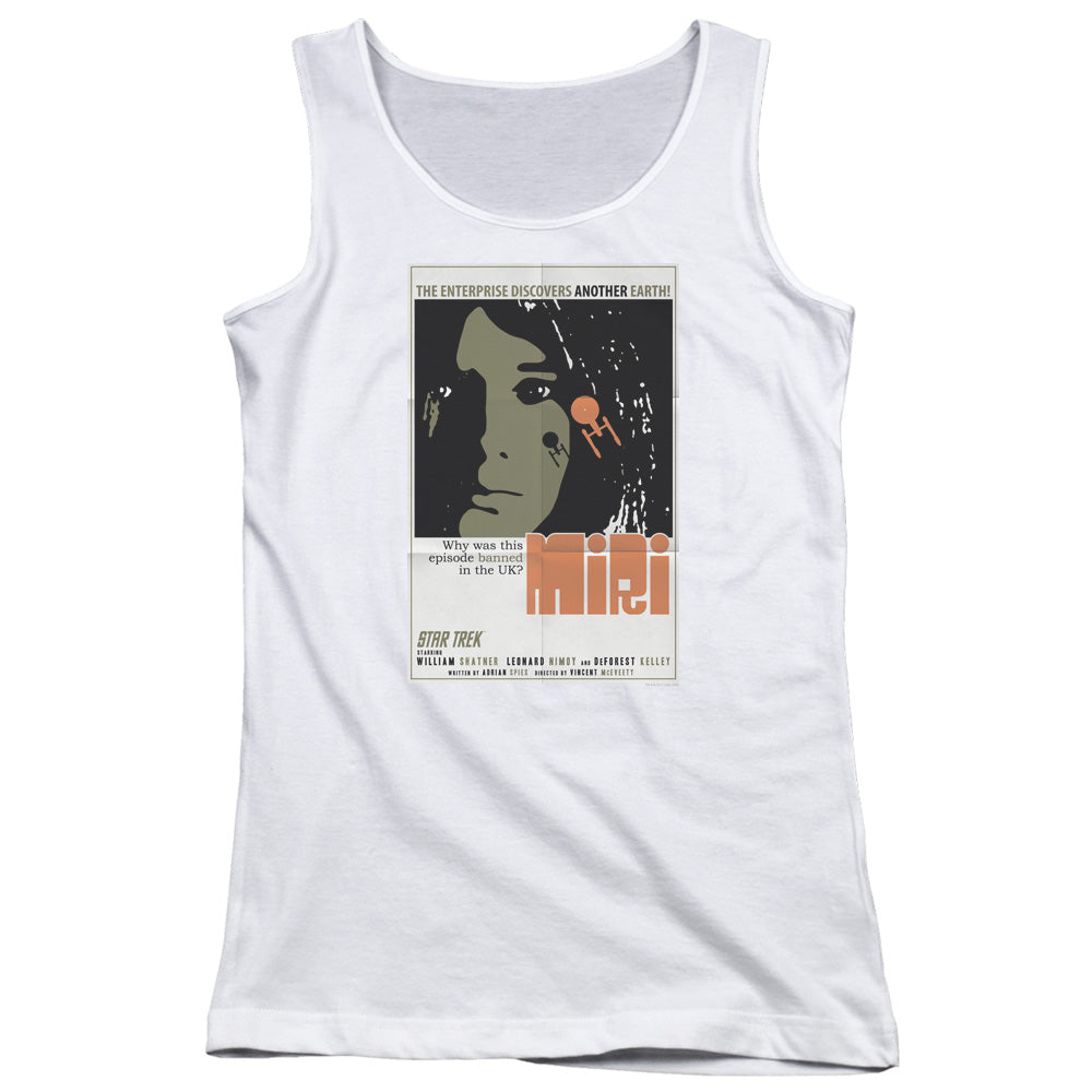 Star Trek Tos Episode 8 Womens Tank Top Shirt White