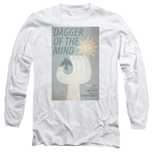 Star Trek Tos Episode 9 Mens Long Sleeve Shirt White Officially Licensed