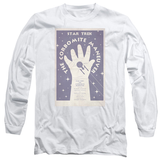 Star Trek Tos Episode 10 Mens Long Sleeve Shirt White Officially Licensed Officially Licensed