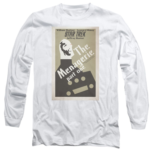 Star Trek Tos Episode 11 Mens Long Sleeve Shirt White Officially Licensed Officially Licensed