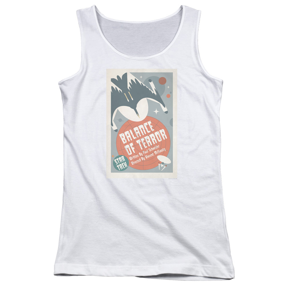 Star Trek Tos Episode 14 Womens Tank Top Shirt White